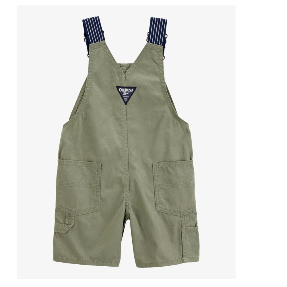 Oshkosh Baby Boy Overall Shorts in Green - Picture 10 of 11